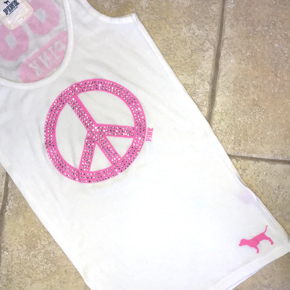 Vintage Vs Pink Victoria’s Secret bling tank